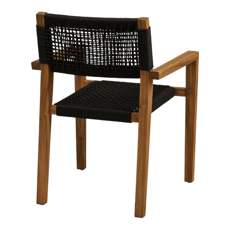 Anzio spisestol ute i teak og tau