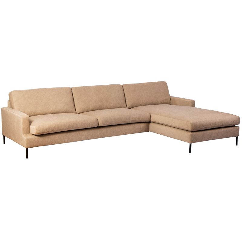 Crosby 3 seter sofa 2,5N dyp m/sjeselong 324x198 Fluff One Storm