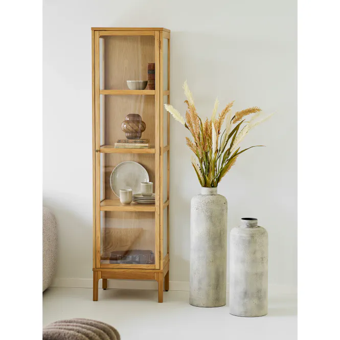 Hovedbilde Zamora smalt vitrineskap 47x40 H:180 cm – ...