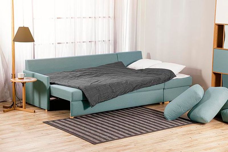 Ramona 4 seter med sjeselong sovesofa 281x159cm | Brego tekstil