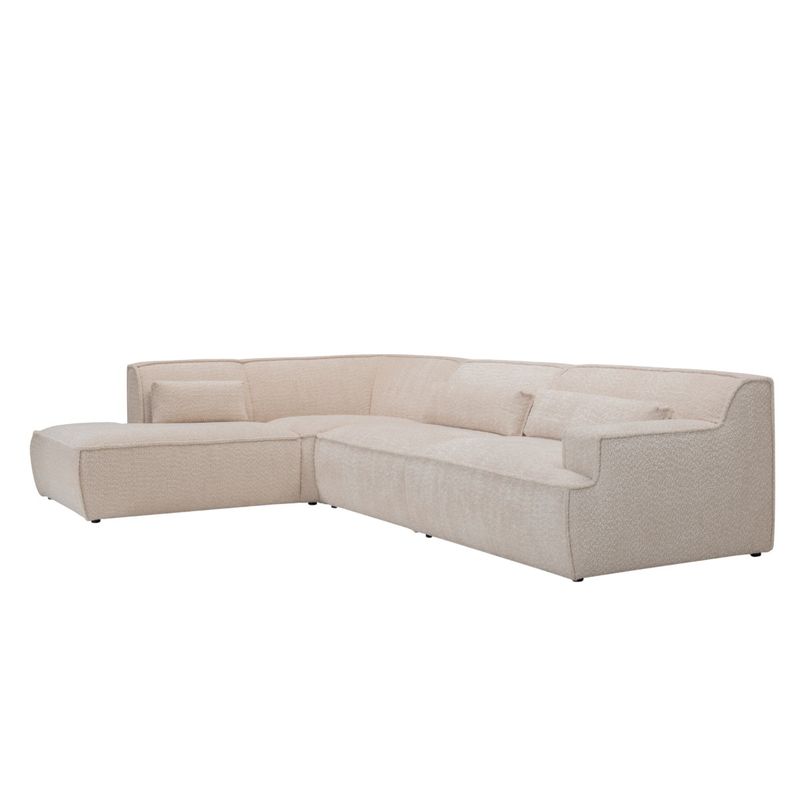 Sandholm hjørnesofa med åpen ende 331x230cm velg Brego Tekstil