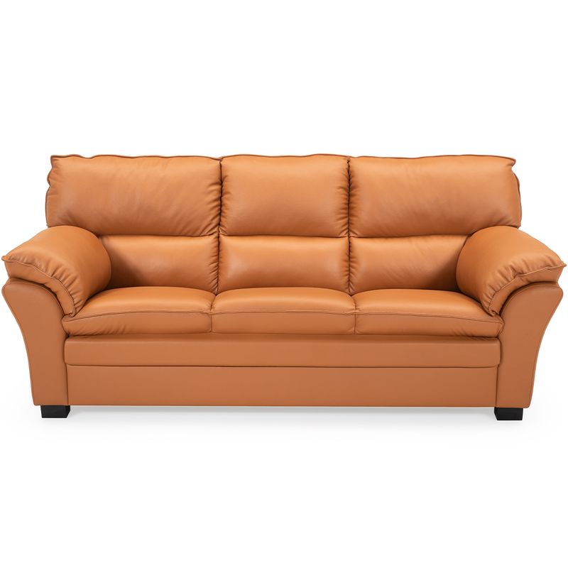 Palma 3 Seter Ekte Skinnsofa 215cm