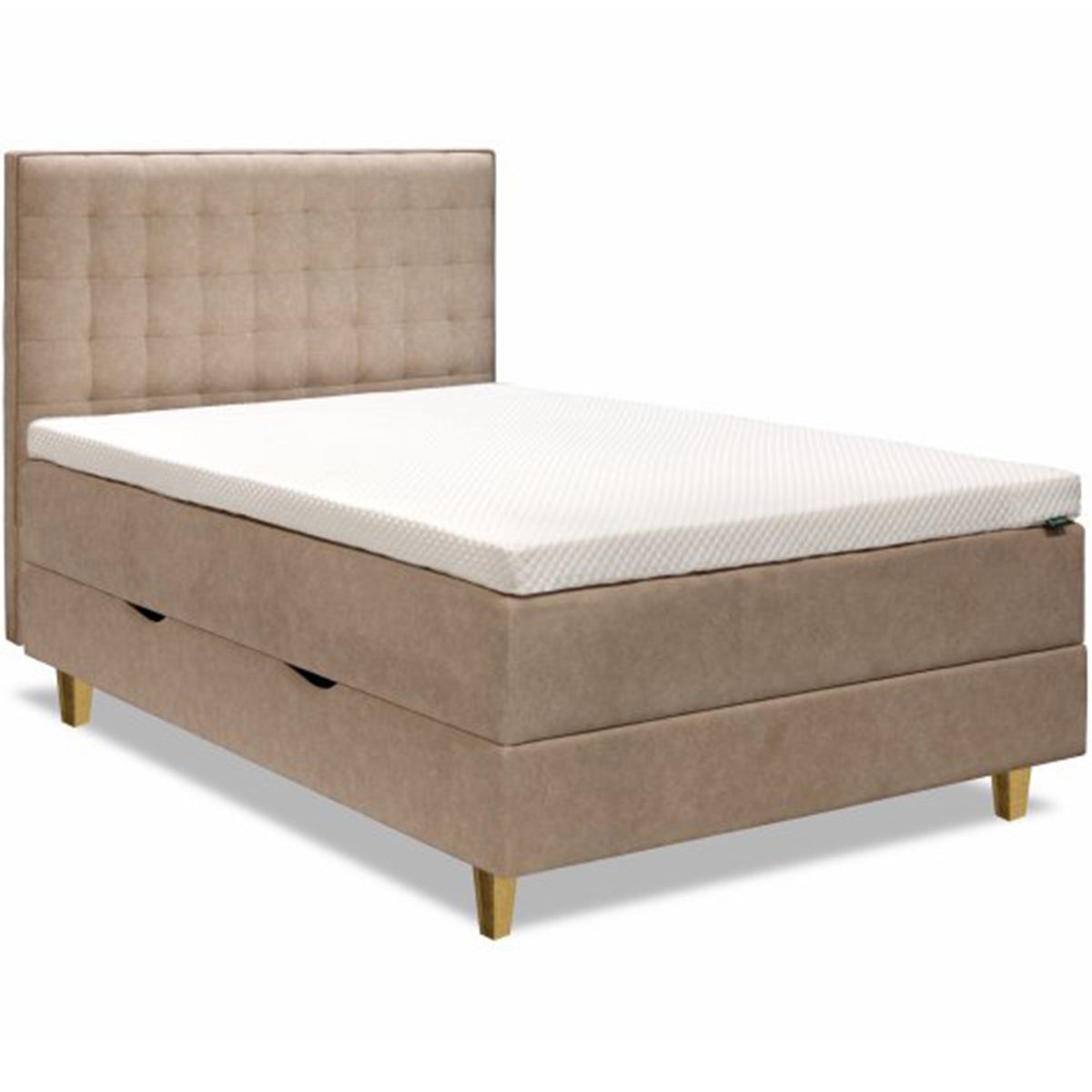 Arctic Box 120x200 Smartseng Pocket med oppbevaring velg Bilbao velur farge