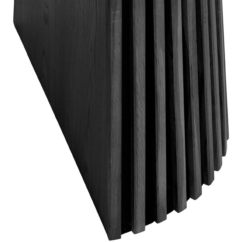 Osaka Ovalt Spisebord med uttrekk 120x200 - inkl 2 illeggsplater | Black Oak