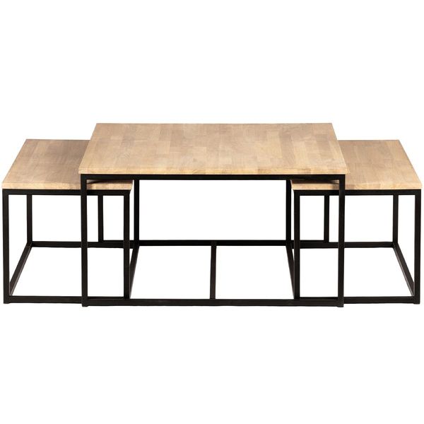 Hovedbilde Skagen sofabord heltre settbord hvitoljet heltre ...