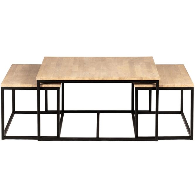 Hovedbilde Skagen sofabord heltre settbord hvitoljet heltre ...