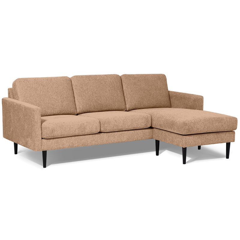 Ålesund sjeselongsofa Aragon GR-18 Wenge 205x141cm