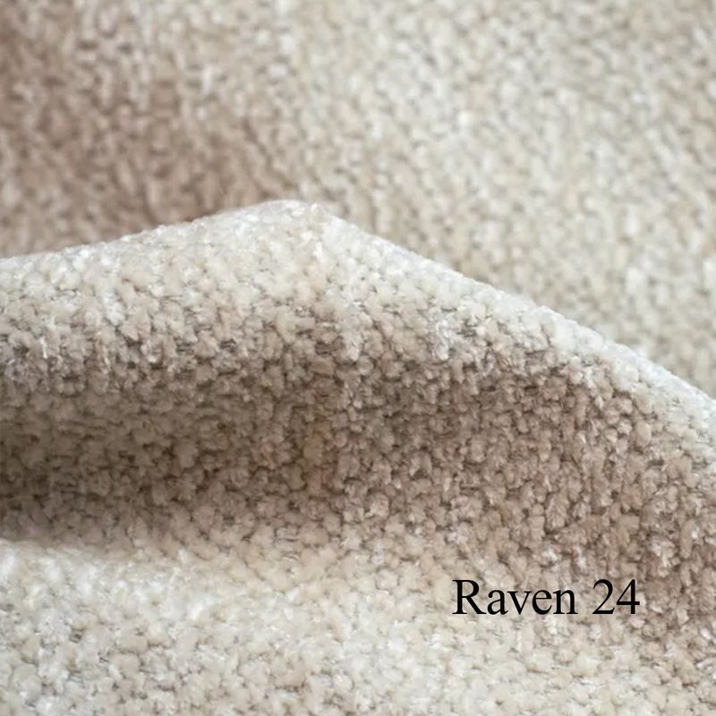 Arizona Oppsett 3 Hjørnesofa Raven tekstil 325x208 m/ åpen ende