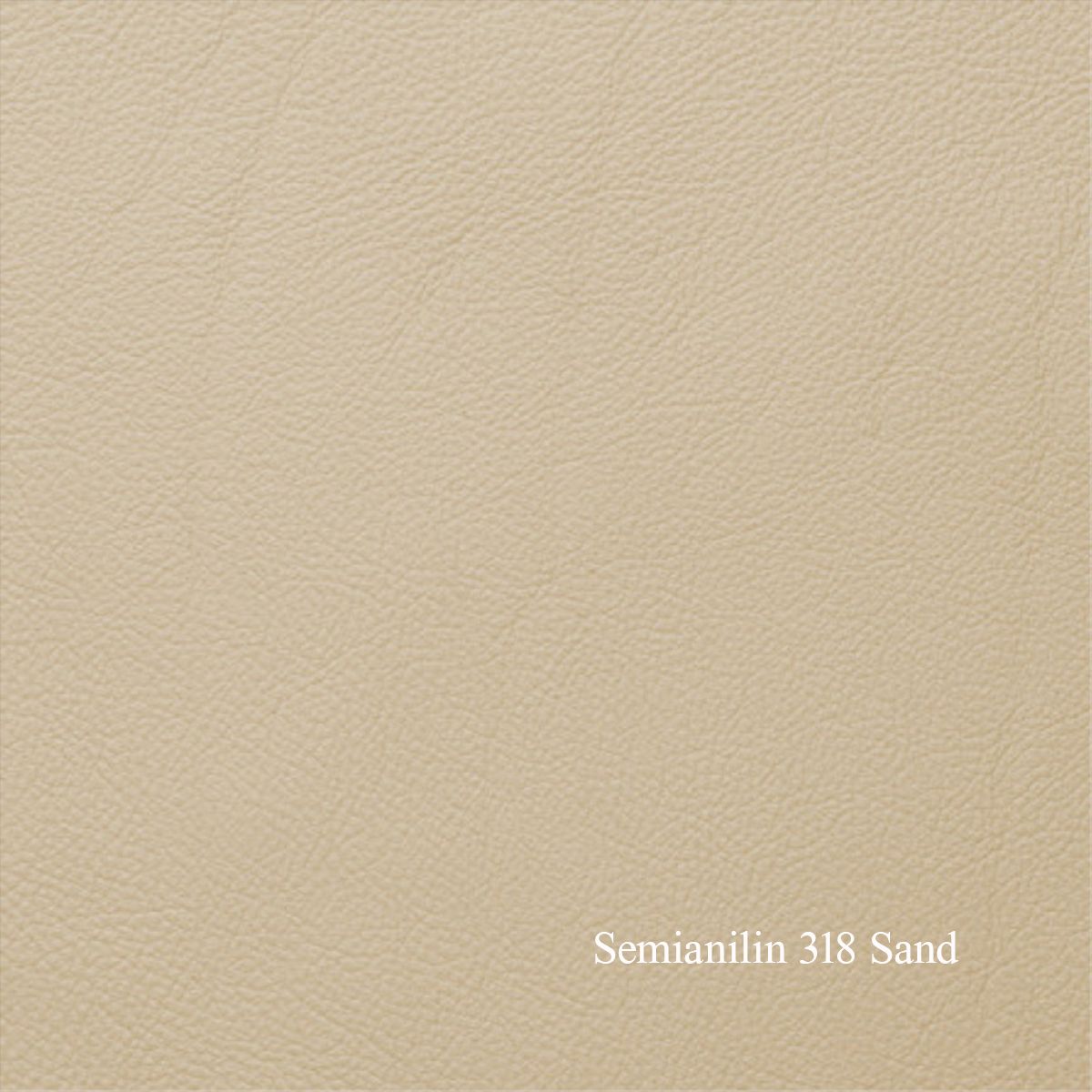 Five Recliner med integrert fothviler | Semianilin skinn