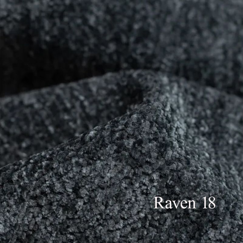 Lazy 3,5 seter sofa i Raven tekstil 279 cm