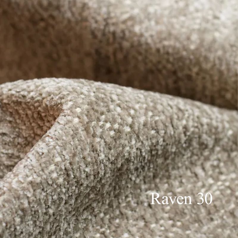California 4 seter sofa buet | 326 cm | Raven Tekstil