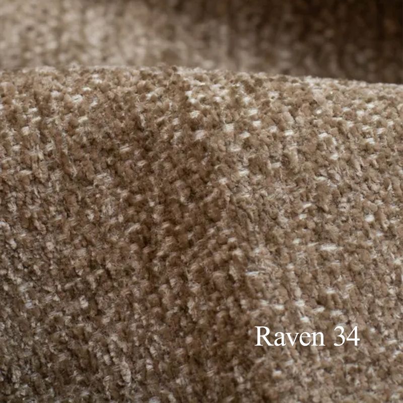 California 4 seter sofa buet | 326 cm | Raven Tekstil
