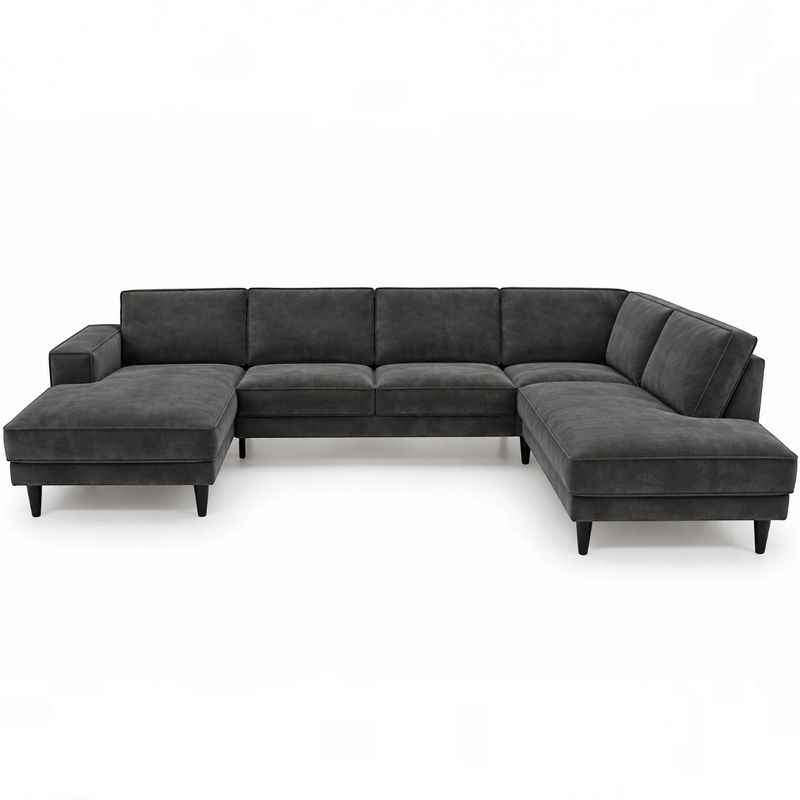 Brugge Stor U-sofa 344cmx210cm | Adore velur