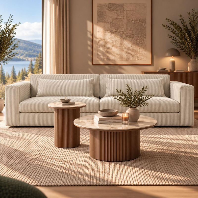 Orlando 3,5-seter sofa 263 cm | Lincoln cordfløyel