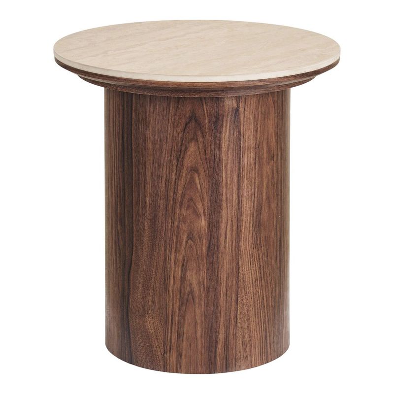 Delphi sidebord Ø45 cm | keramisk bordplate