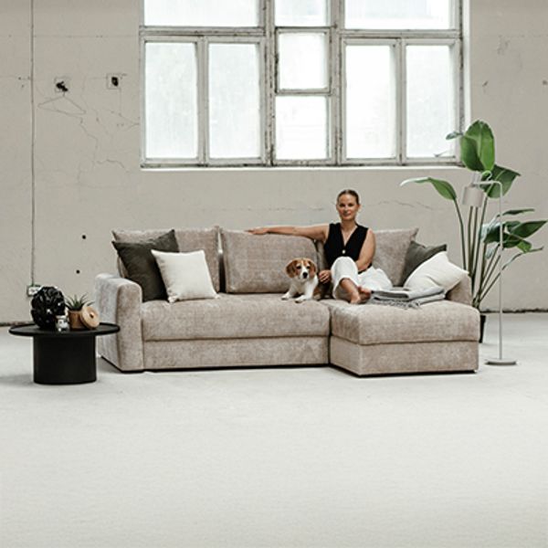 Gosa sjeselong sofa med sovefunksjon