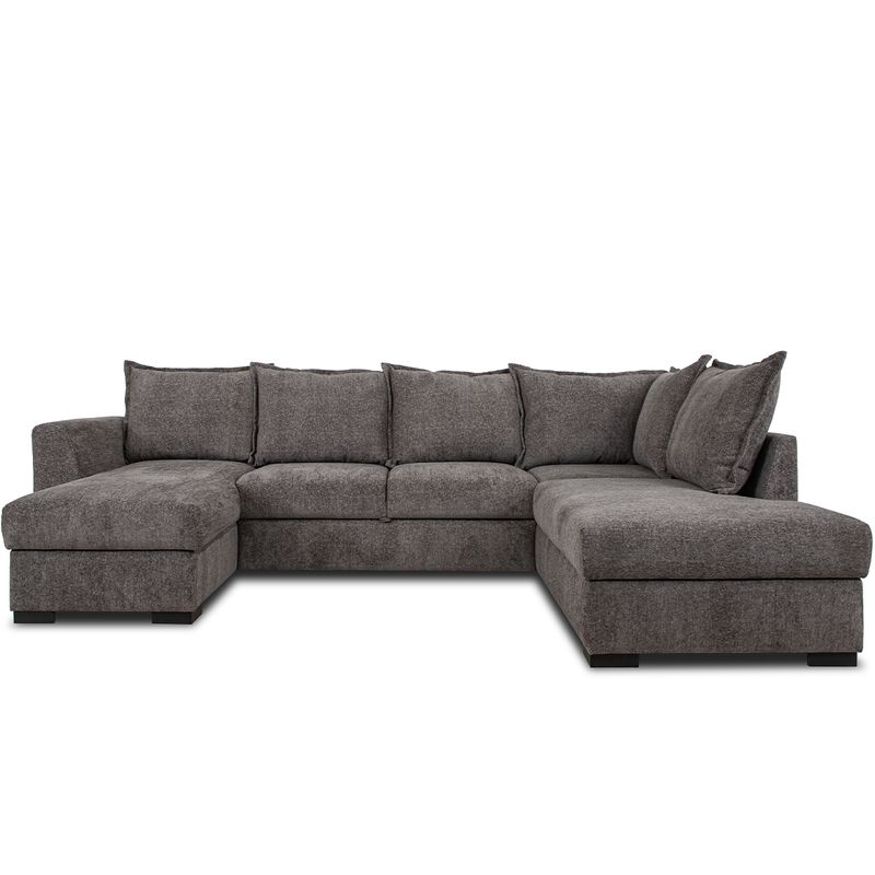 Minchi Hjørnesofa 241cm x 205cm m/åpen ende | Raven tekstil