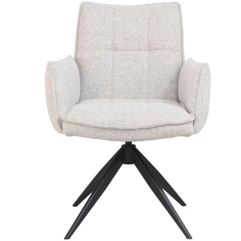 Katrine spisestol m/arm & sving - Shell