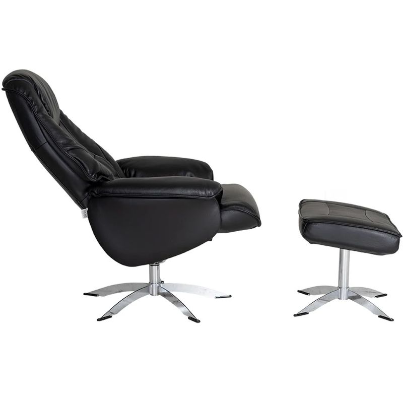 Senator hvilestol | Soleda sort skinn