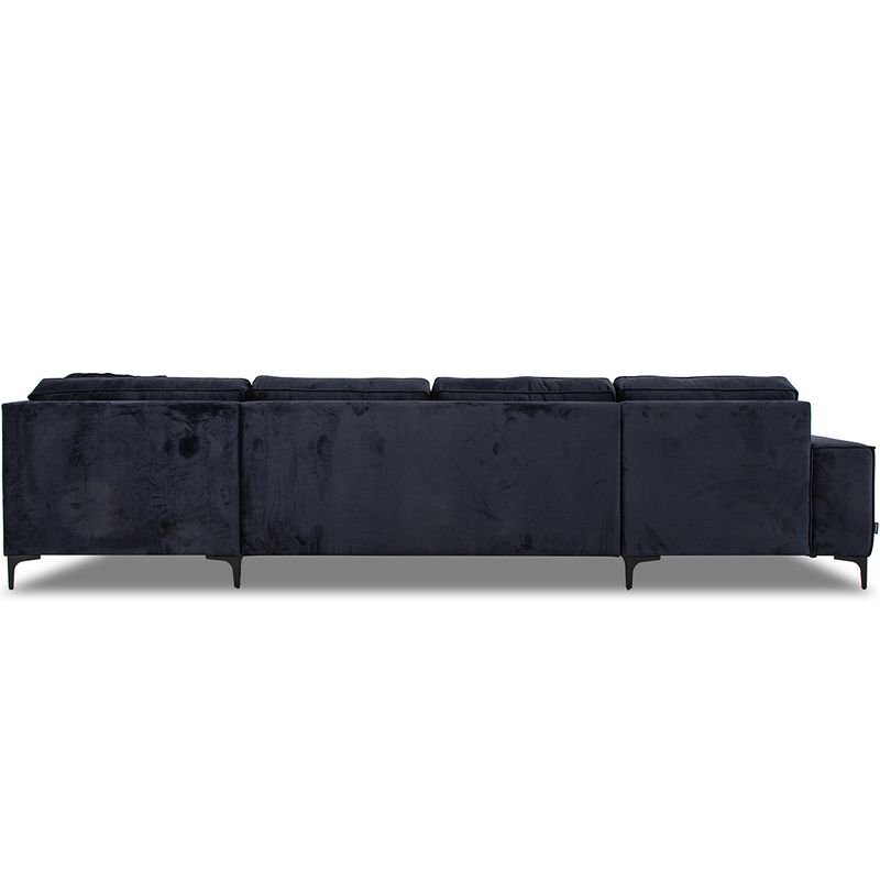 Brussel U-sofa Oppsett 3 Bluvel Tekstil Hjørnesofa 350x214 m/åpen ende
