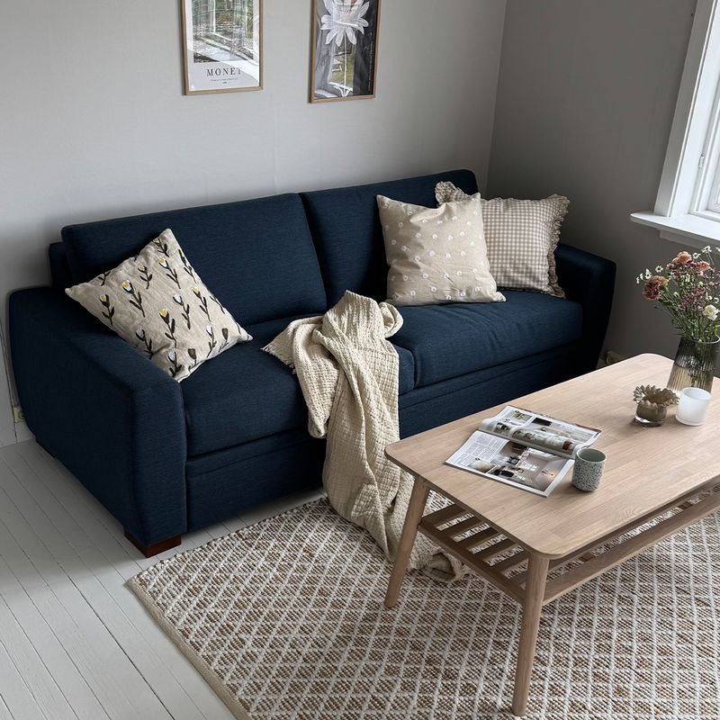 Harmony Sovesofa 3 seter 220 cm med seng inni Inari tekstil