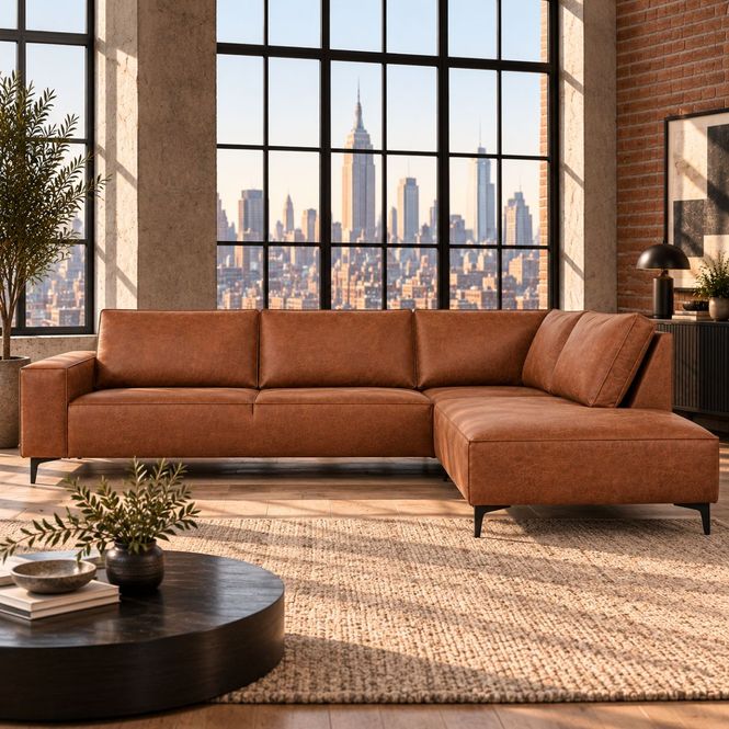 Hovedbilde Brussel hjørnesofa med åpen ende 305x215cm | | ...