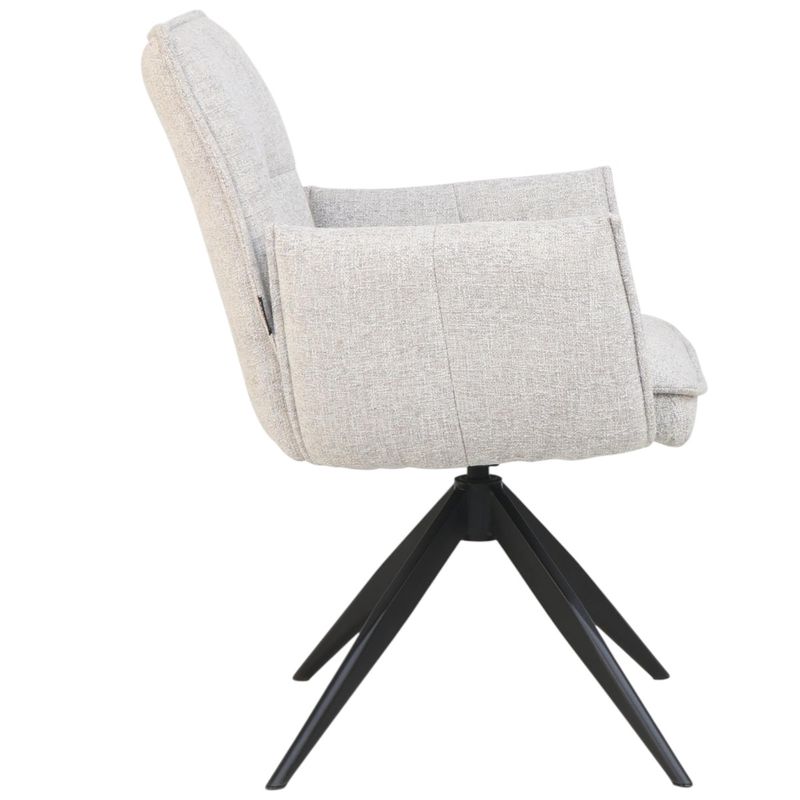 Katrine spisestol m/arm & sving - Shell