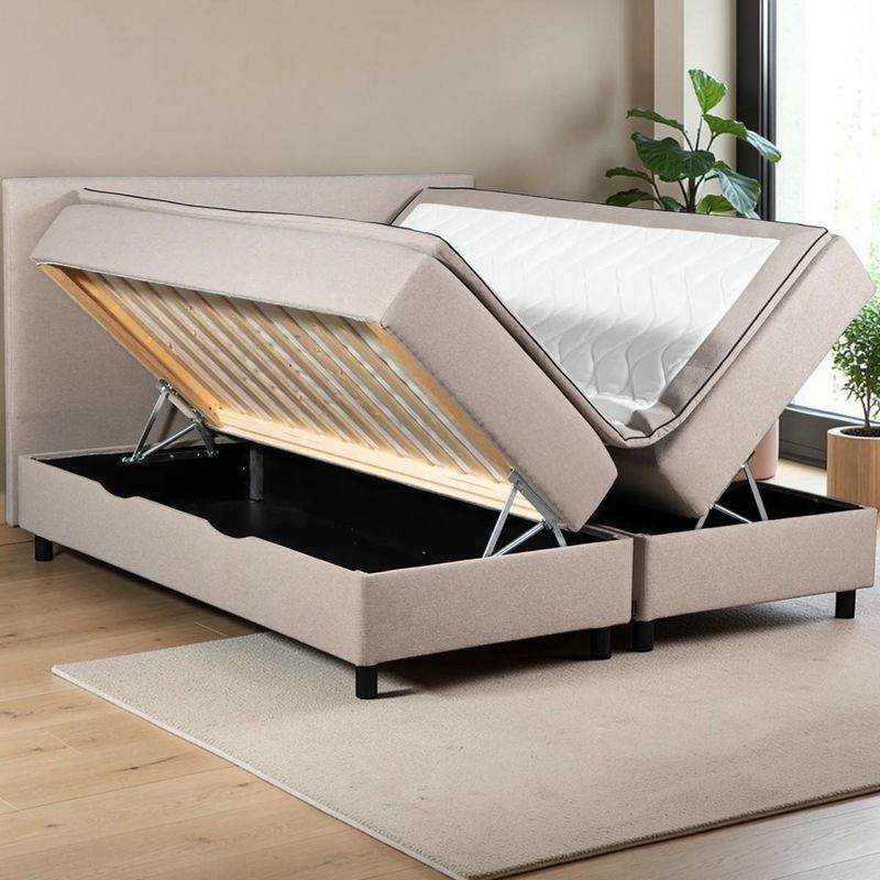 Dvale RMO1600 180x200 Seng med oppbevaring - Inari tekstil