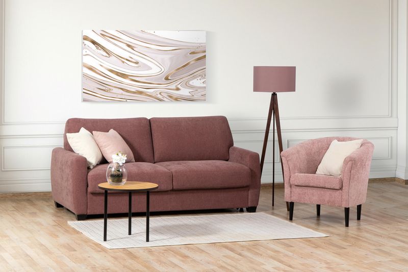 Classic Sovesofa 3 Seter 207cm Storm tekstil